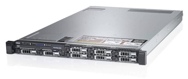 Сервер Dell R620 SFF, 1U, 32GB, 2x Xeon E5-2690