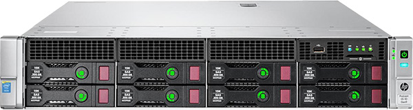 Сервер HP DL180 G9 LFF, 2U, 8GB, 1x Xeon E5-2609v3