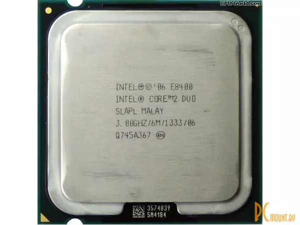 Процессор Intel Core 2 Duo E8400 (3000/1333/6Mb) (OEM) Soc-775
