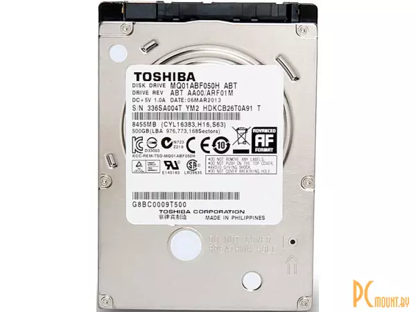 Жесткий диск 500Gb  Toshiba MQ01ABF050 SATA-III