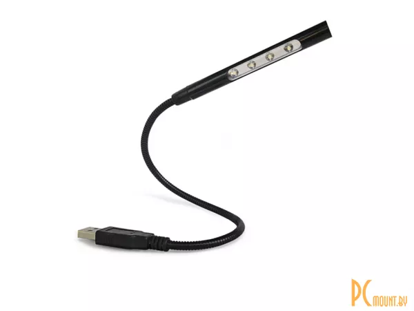 CBR CL-400S, Лампа для подсветки, USB, гибкий держатель, мягкий свет без бликов, 4 светодиода, сенсорный выключатель, блистер