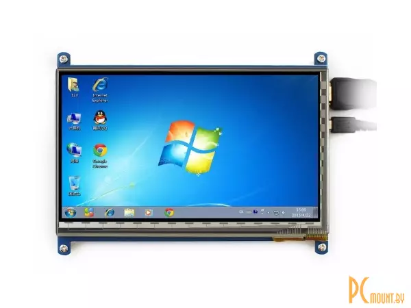 Сенсорный дисплей,  7\'\' LCD Touch Screen Display Raspberry Pi, 1024 x 600, HDMI + USB