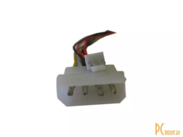 Разветвитель-переходник питания для вентилятора 4pin Molex (папа) на 3-pin для вентилятора+4pin Molex (мама) Espada