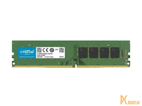 Память оперативная DDR4, 8GB, PC21300 (2666MHz), Crucial CB8GU2666