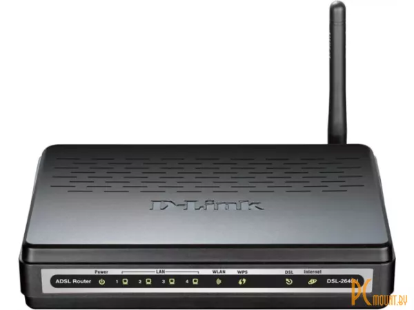 D-Link DSL-2640U/BB/C4A Маршрутизатор 10/100 Мбит/с, ANNEX B, Wireless  802.11b, 802.11g, 802.11n