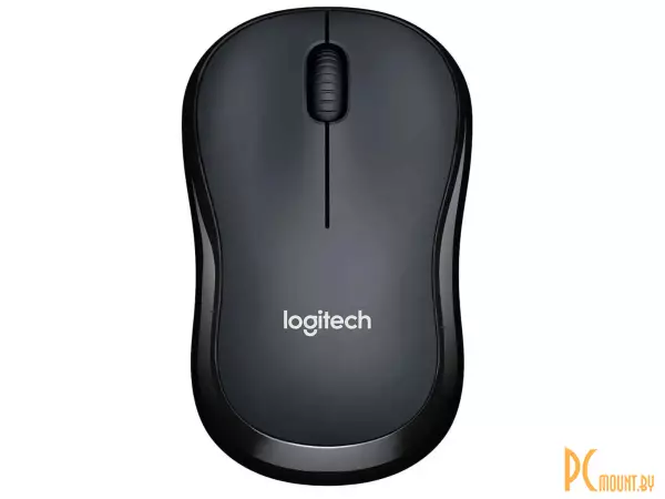 Мышь Logitech M220 Silent Wireless Mouse, Black-Grey (910-004878)