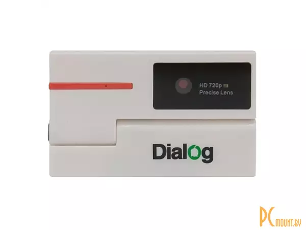 Веб-камера Dialog WC-17U white - 1.3M, HD,  встр. микрофон, USB 2.0, белая