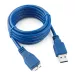 Кабель USB 3.0 USB->MicroUSB Gembird CCP-mUSB3-AMBM-6, 1.8м