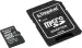 Карта памяти MicroSDHC, 32Gb, class 10, Kingston (SDC10/32GB) (+ SD adapter) RTL