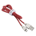 USB кабель ACD-Titan MicroUSB ~ USB-A Нейлон, 1м, красно-черный () ACD-U927-M1R