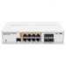 Cloud Router Switch 112-8P-4S-IN with QCA8511 400Mhz CPU, 128MB RAM, 8xGigabit LAN with PoE-out, 4xSFP, RouterOS L5, desktop case, PSU {10} (002105) CRS112-8P-4S-IN