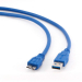 USB A/B/Micro/Mini/Type-C: Gembird Cablexpert Pro USB 3.0 AM/microBM 9P 3m Blue CCP-mUSB3-AMBM-10