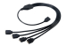 Аксессуары (клеммы, зажимы и др.): кабель Akasa RGB LED Splitter Cable 1 to 4 50cm AK-CBLD04-50BK