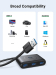 USB-хаб Ugreen CR113 40850, подключение по USB-A/USB-C, 4 x USB-A, корпус пластик