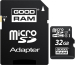 Карта памяти MicroSDHC, 32GB, class 10, UHS-I, Goodram M1AA-0320R12
