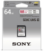 Карта памяти SDXC, 64GB, Class 10, UHS-II, U3, Sony SF-M64
