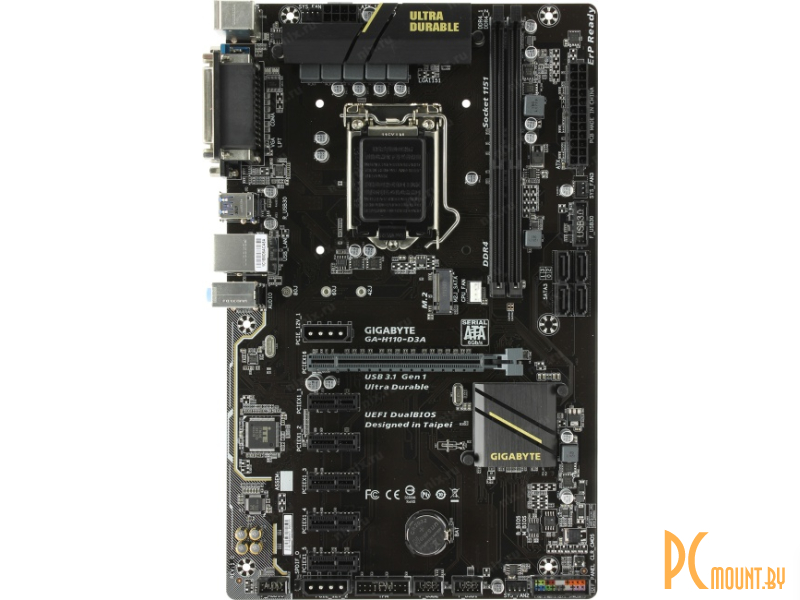 Gigabyte ga h110 d3. H110 d3a.