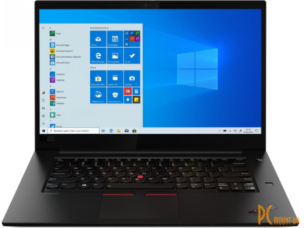 Ноутбук ThinkPad X1 Extreme Gen 3 () 15.6" UHD IPS 600N/i7-10750H/16GB/SSD1TB/GTX1650 4GB/LTE/720p+IR/Fingerprint/Backlit/W10Pro/Black 20TK001SRT
