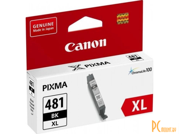 Canon CLI-481XL BK  черный для Canon Pixma TS5140/6140/8140/8540 2047C001
