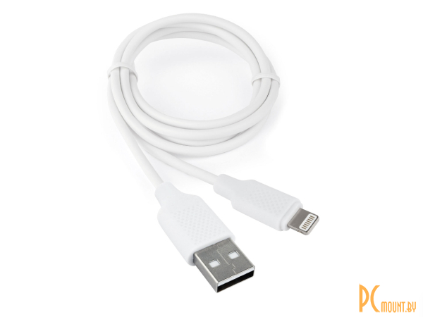 Cablexpert  для Apple AM/Lightning, издание Classic 0.2, длина 1м, белый, блистер CCB-USB-AMAPO2-1MW