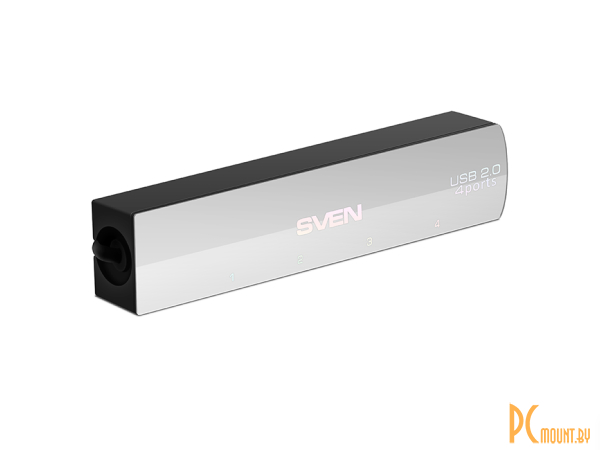 Sven  4-port USB2.0 Black HB-891