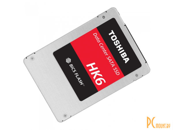 2.5" 480GB Enterprise SSD  SATA 6Gb/s 550/450 IOPS 82/43K MTBF 2M TLC 3DWPD APZDET Bulk KHK61VSE480G (Toshiba) HK6-V