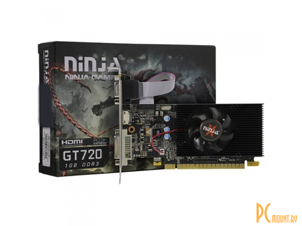 Ninja GT720 1GB 64BIT DDR3 DVI HDMI D-SUB () RTL {50} NK72NP013F PCIE (192SP)