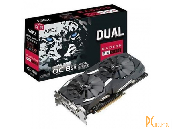 Видеокарта Asus AREZ-DUAL-RX580-O8G PCI-E AMD