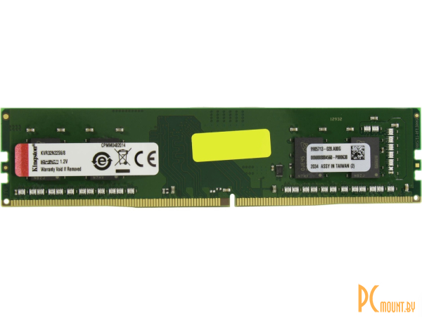память DDR4 8Gb  Kingston PC-25600 3200Mhz KVR32N22S6/8