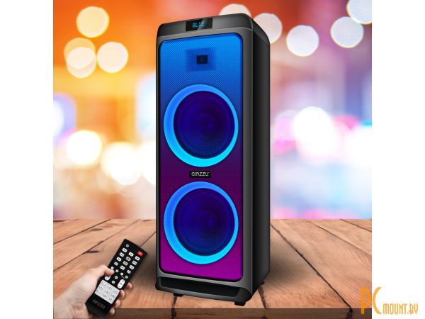 фото колонки GM-205 GINZZU переносная Bluetooth MIDI-система 120W, караоке, TWS/BT/USB/TF/FM/ДУ GM-205 колонки GM-205 GINZZU переносная Bluetooth MIDI-система 120W, караоке, TWS/BT/USB/TF/FM/ДУ GM-205