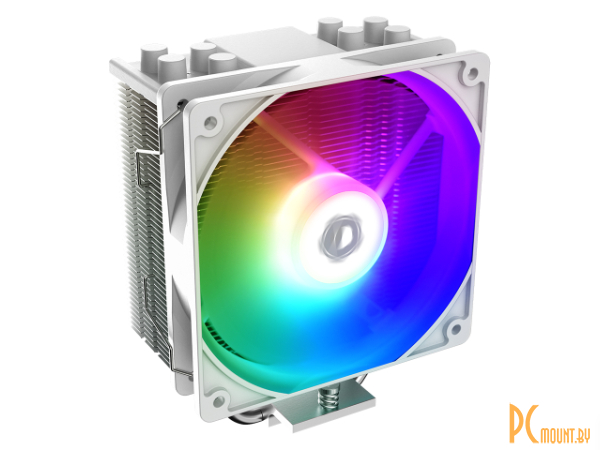 кулер SocAll  ID-Cooling (рассеивание до 180W, шум 30.5 дБ, вентилятор 120 мм, 1500 об/мин, PWM) 4-pin SE-214-XT ARGB WHITE