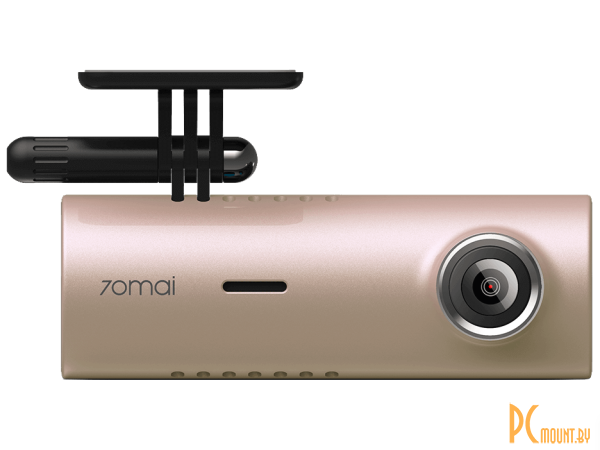 видеорегистратор 70mai Dash Cam  Xiaomi (розово-золотой, 3Mp, 2304x1296) M300 Rose Gold