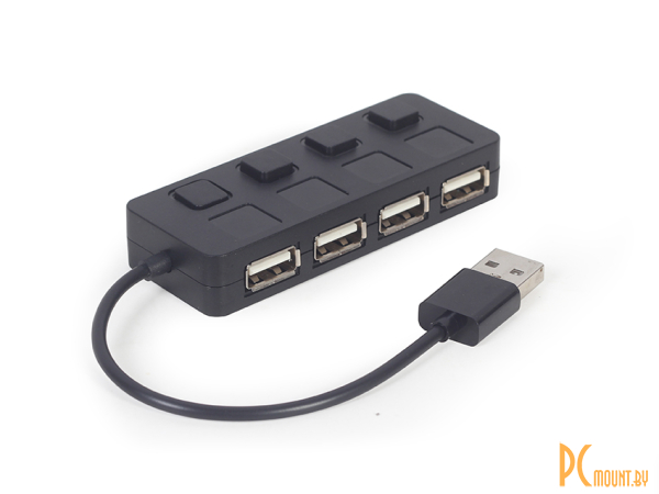 фото хаб USB UHB-U2P4-05 Gembird 4 порта USB 2.0 UHB-U2P4-05 хаб USB UHB-U2P4-05 Gembird 4 порта USB 2.0 UHB-U2P4-05