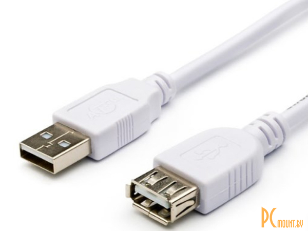 USB A/B/Micro/Mini/Type-C: ATcom USB 2.0 AM-AF 5m White АТ4717