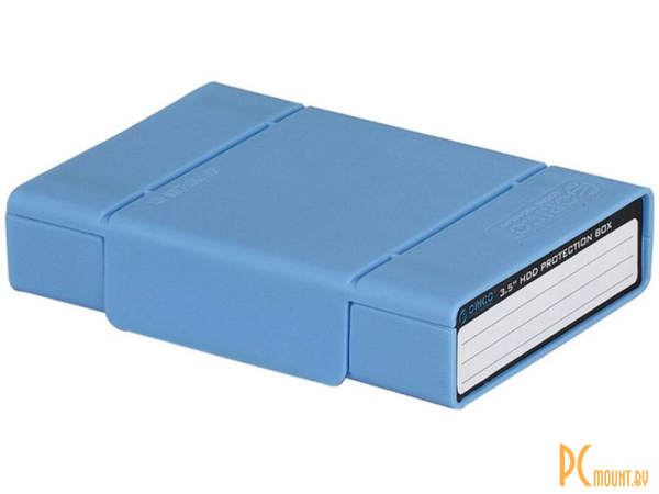 Аксессуары для жестких дисков и твердотельных накопителей: чехол  Blue Orico PHP-35-BL