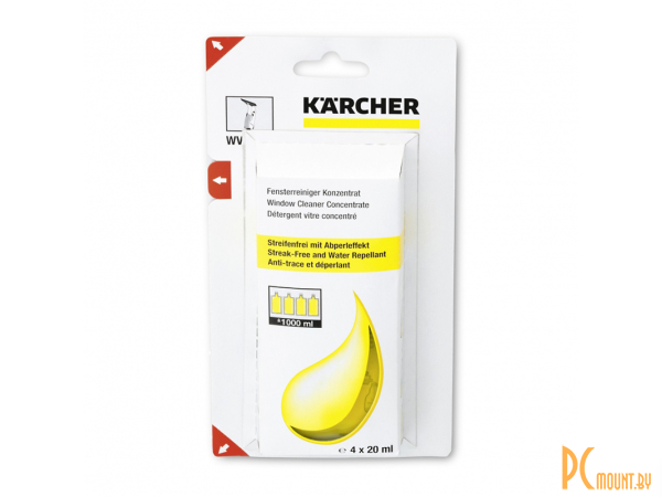 Аксессуары для бытовой техники: средство для очистки стекол Karcher .0 6.295-302