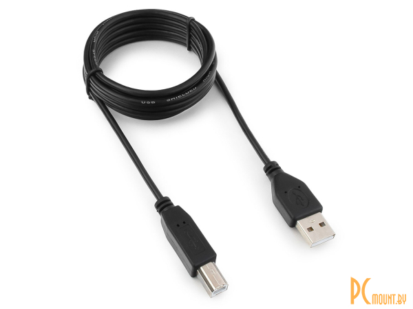 USB A/B/Micro/Mini/Type-C: Гарнизон USB 2.0 AM/BM 1.8m GCC-USB2-AMBM-1.8M