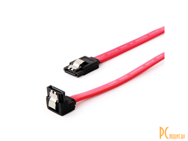 PCI-E (Riser) / SATA / eSATA / IDE / MOLEX: кабель Gembird Cablexpert SATA 80cm CC-SATAM-DATA90-0.8M