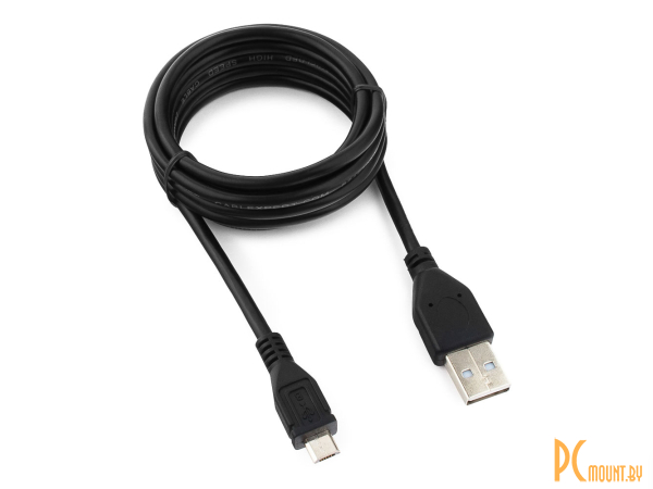 USB A/B/Micro/Mini/Type-C: Gembird Cablexpert Pro USB 2.0 AM/microBM 5P 1.8m Black CCP-mUSB2-AMBM-6