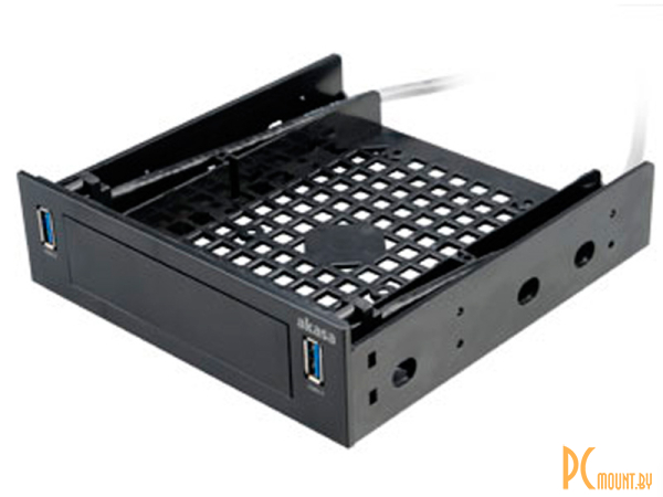 Аксессуары для жестких дисков и твердотельных накопителей: адаптер SSD/HDD 2.5/3.5 - 5.25 Akasa AK-HDA-05U3