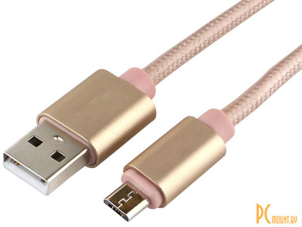 USB A/B/Micro/Mini/Type-C: Gembird Cablexpert Ultra USB 2.0 AM/microB 1m Gold CC-U-mUSB02Gd-1M