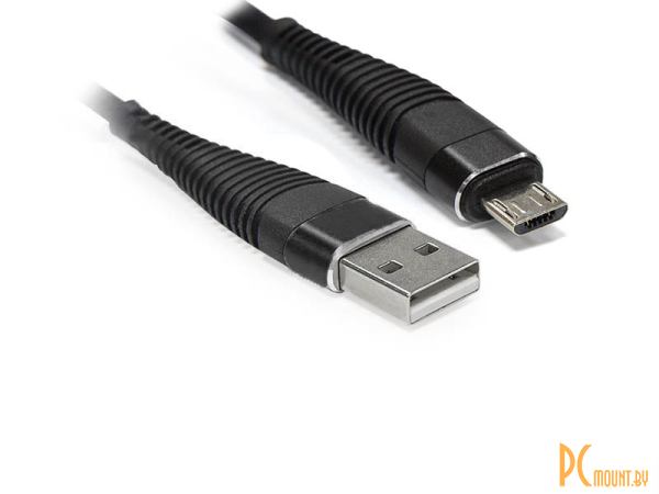 USB A/B/Micro/Mini/Type-C: CBR USB - microUSB 2.1A 1m CB 500 Black