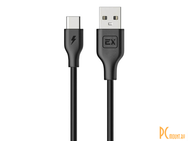 USB A/B/Micro/Mini/Type-C: Exployd USB - TYPE-C Classic 2m Black EX-K-490
