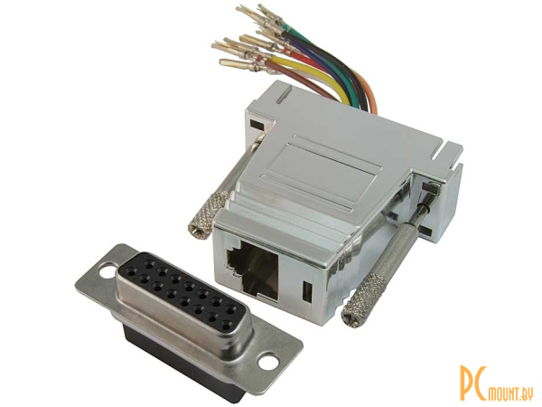 фото D-SUB переходники: DN15F-RJ45 83119 D-SUB переходники: DN15F-RJ45 83119