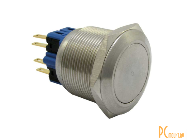 фото Кнопки антивандальные: кнопка антивандальная без подсветки RUICHI GQ25-11Z on-off+off-on, М25, IP65, никелированная латунь; GQ25-11Z on-off+off-on 77938 Кнопки антивандальные: кнопка антивандальная без подсветки RUICHI GQ25-11Z on-off+off-on, М25, IP65, никелированная латунь; GQ25-11Z on-off+off-on 77938