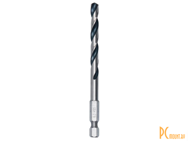 фото сверло Bosch по металлу HSS PointTeQ HEX 6,0 мм 10 шт 2.608.577.546 сверло Bosch по металлу HSS PointTeQ HEX 6,0 мм 10 шт 2.608.577.546