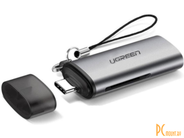фото картридер Ugreen CM184-50704 Space Gray (50704) 50704 картридер Ugreen CM184-50704 Space Gray (50704) 50704