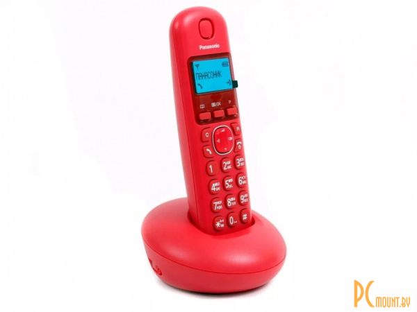 Радиотелефон PANASONIC KX-TGB210RUR,красный 155181515