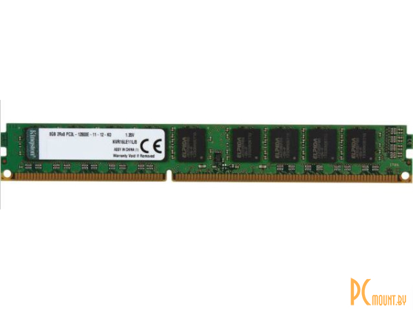 DDR3, 8Gb, PC12800 (1600MHz), Kingston KVR16LE11L/8