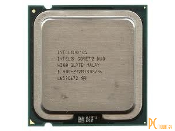(Б.У.)Intel, Soc-775, Core2Duo-E4300 oem